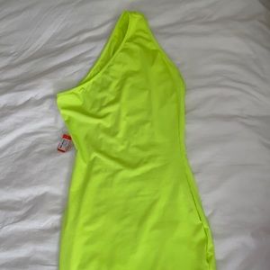 Neon Green Dress